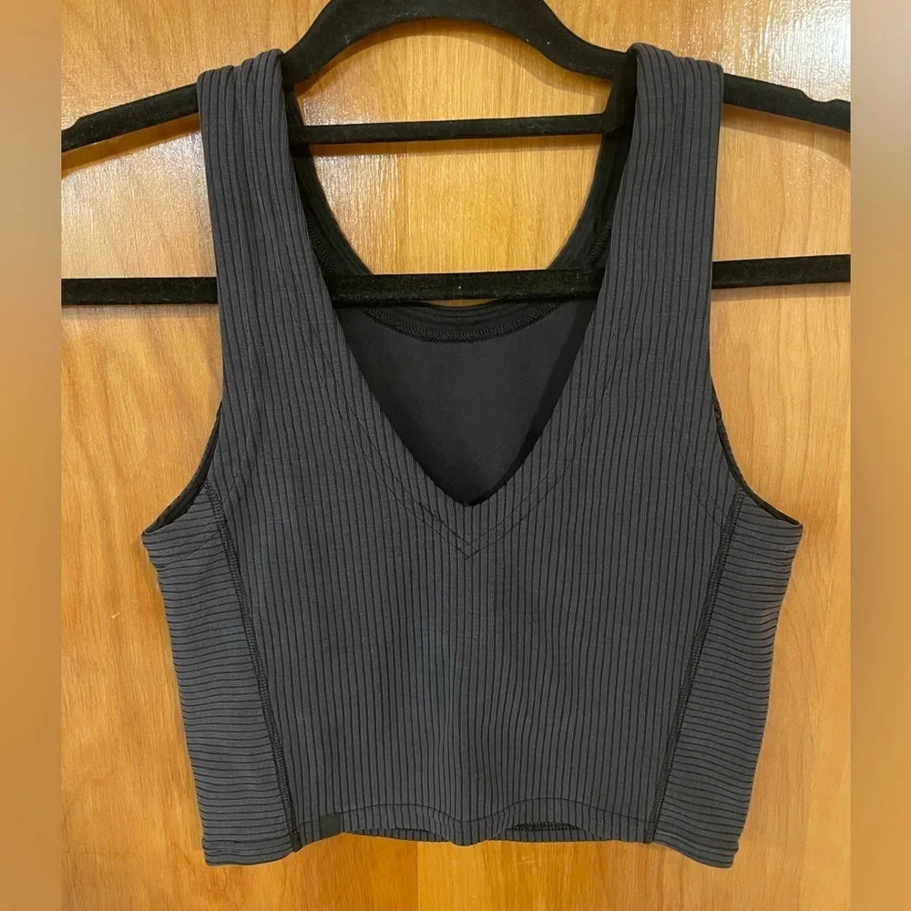 Lululemon Ribbed Softstreme Cropped Tank Top